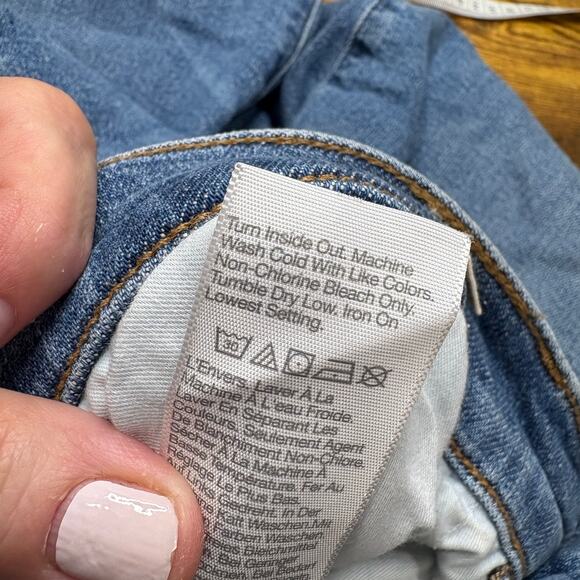 Madewell Womens Size 31 The Perfect Vintage Jeans High Rise 90s Mom Stretch - Picture 10 of 16